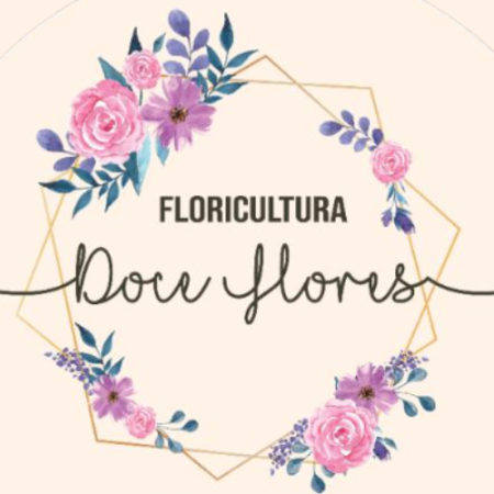Floricultura Doce Flores Logo